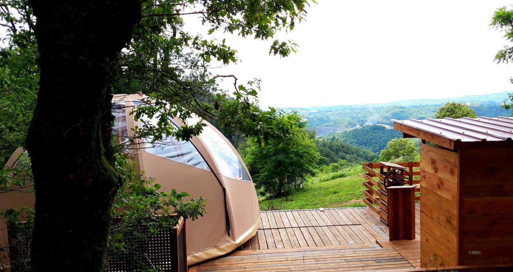 Hotel Le Mobil'Dome A Marie Cambounes Exteriér fotografie