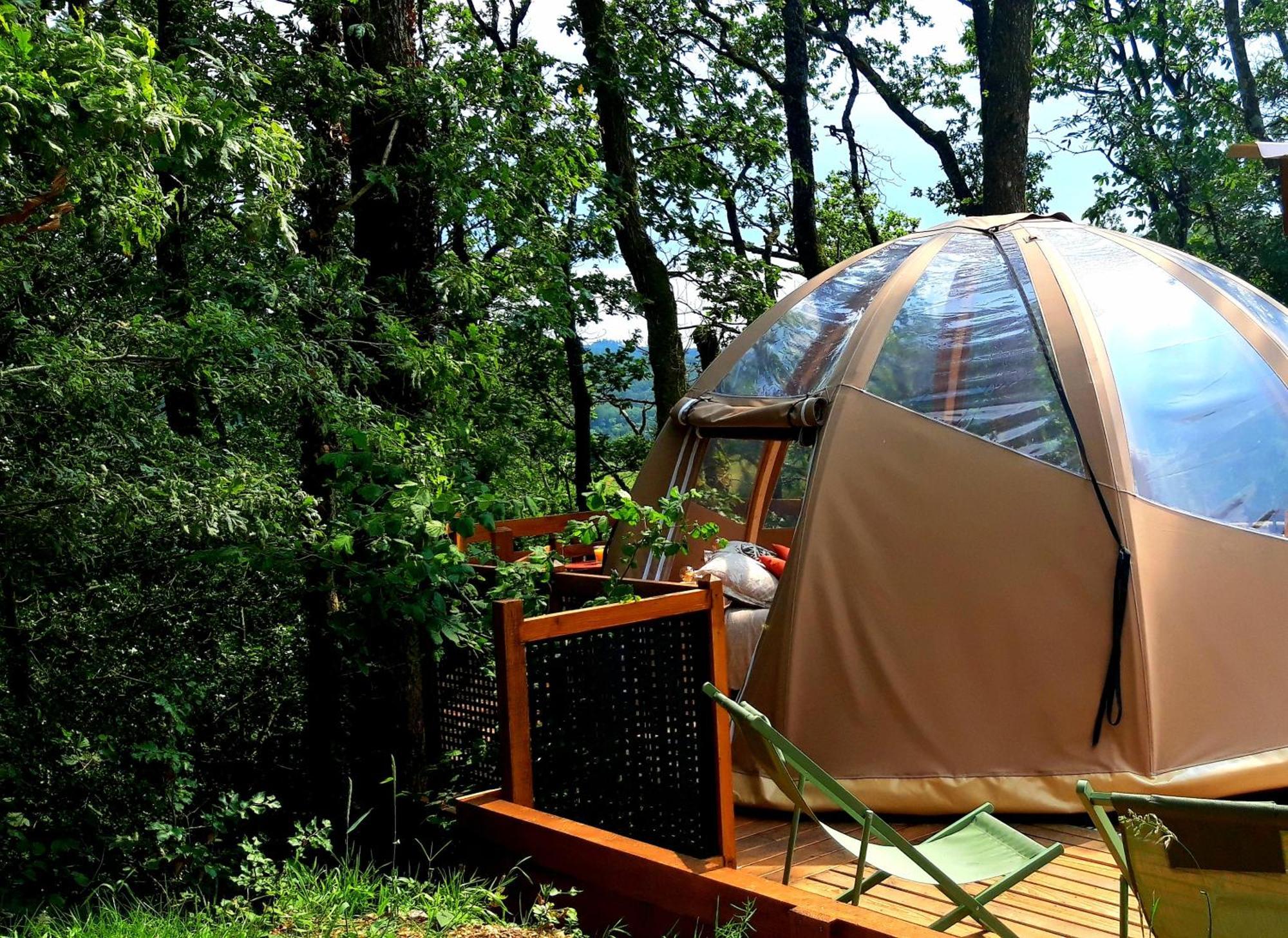 Hotel Le Mobil'Dome A Marie Cambounes Exteriér fotografie